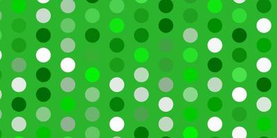 Light green vector texture with disks.