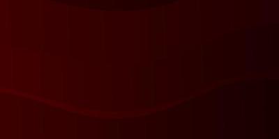 Dark Red vector template with curves.