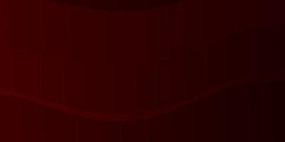 Dark Red vector template with curves.