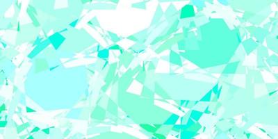 Light Green vector pattern with polygonal shapes.