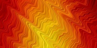 Light Orange vector texture with curves.