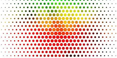 Light Multicolor vector background with circles.