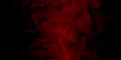 Dark Red vector pattern with curves.