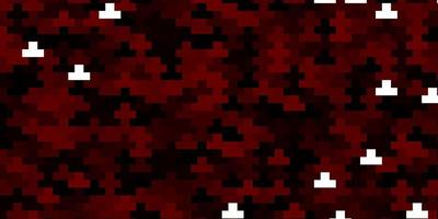 Dark Red vector pattern in square style.