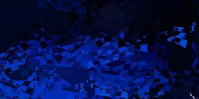 Dark BLUE vector pattern with polygonal shapes.