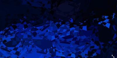 Dark BLUE vector pattern with polygonal shapes.