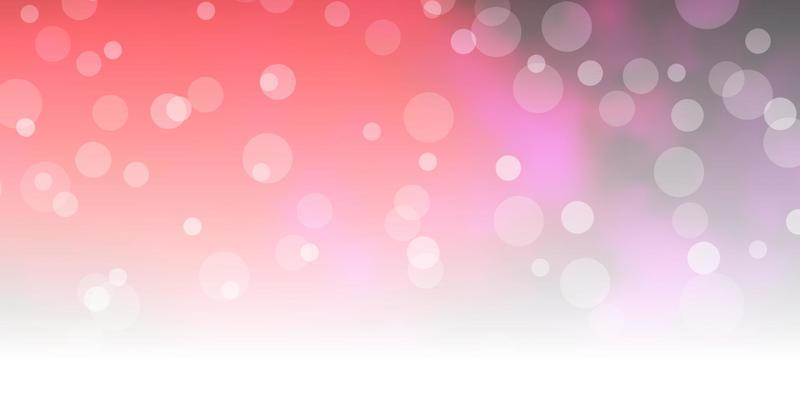 Dark Pink, Yellow vector background with circles.