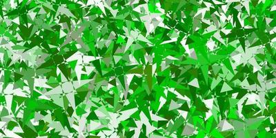 Light Green vector background with polygonal forms.