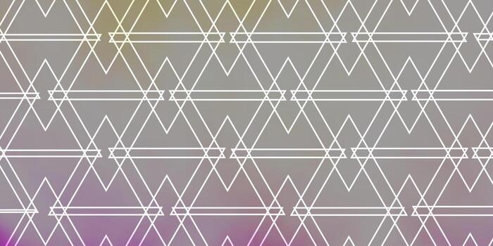 textura de vector rosa claro, amarillo con estilo triangular.