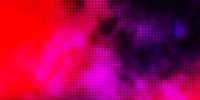 Dark Pink, Yellow vector background with spots.