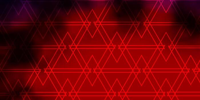 Dark Orange vector texture with triangular style.