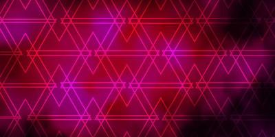 Dark Pink vector pattern with polygonal style.