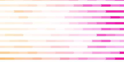 Telón de fondo de vector rosa claro con líneas.