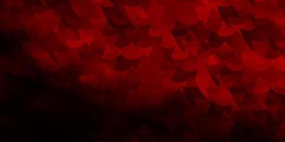 Dark Red vector background with rectangles.