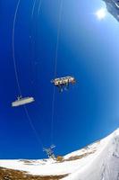 Ski lift view photo