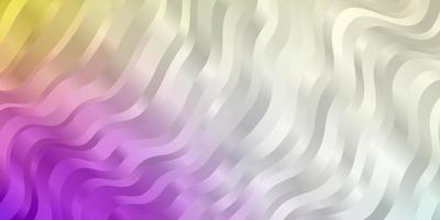 Light Multicolor vector pattern with wry lines.