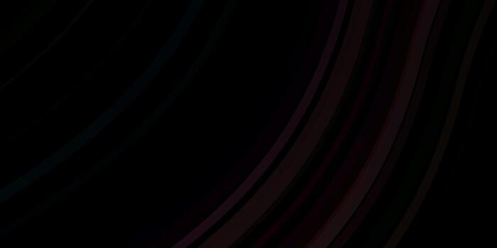 patrón de vector multicolor oscuro con líneas.