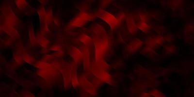 Dark Red vector backdrop with curves.