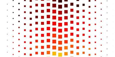 Light Red, Yellow vector backdrop with rectangles.