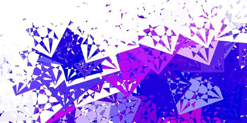 Light Blue, Red vector backdrop with triangles, lines.