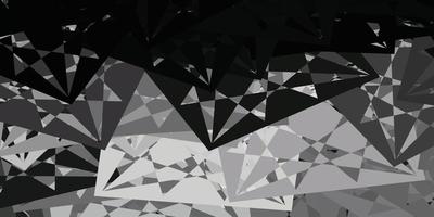 Light Gray vector backdrop with triangles, lines.