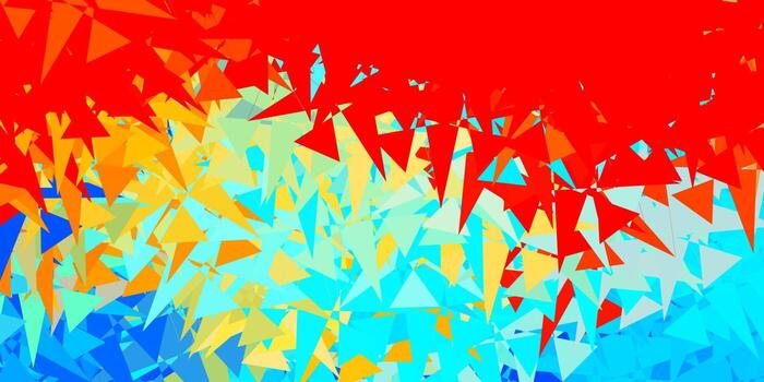 Light Blue, Red vector template with abstract forms.