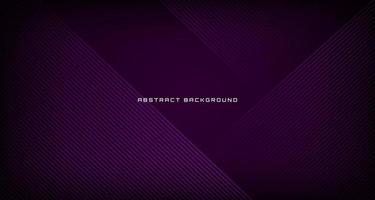 Purple lines abstract background on dark space with straight stripes effect decoration. Minimalist graphic design element future techno style for banner, flyer, brochure cover, card, or landing page vector