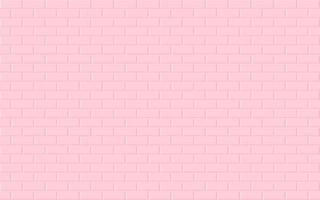 Pink abstract background with brick texture wall design. Seamless vector pattern. illustration