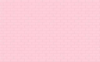 Pink abstract background with brick texture wall design. Seamless vector pattern. illustration