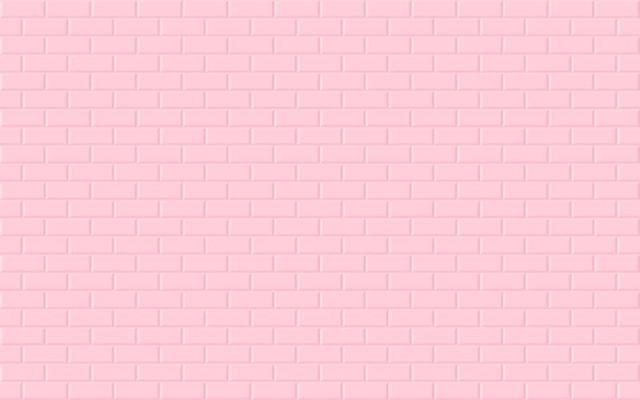 Pink abstract background with brick texture wall design. Seamless vector pattern. illustration