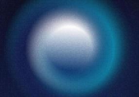 Abstract gradient blue circle halftone decoraitve template design. Overlapping for cover background. vector