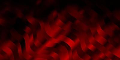 Dark Red vector background with lines.