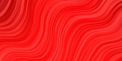 Light Red vector background with wry lines.