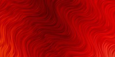 textura de vector rojo claro con líneas torcidas.