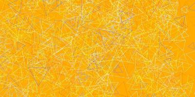 Light Blue, Yellow vector texture with random triangles.
