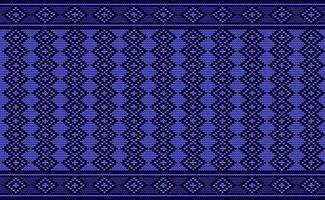 Purple Cross stitch Pattern, Zigzag Embroidery Style Background, Knitted Vector, Cloth Classic wallpaper vector