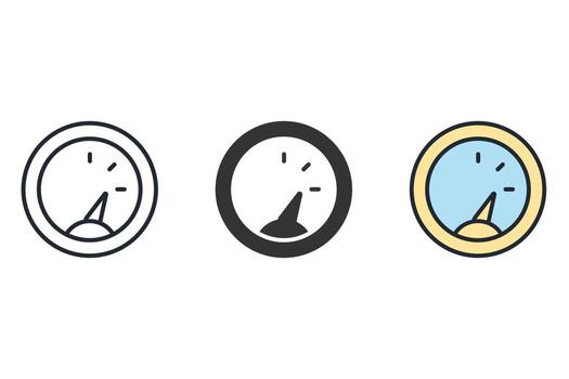 efficiency icons  symbol vector elements for infographic web