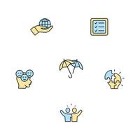 core values icons set . core values pack symbol vector elements for infographic web