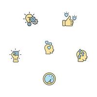 core values icons set . core values pack symbol vector elements for infographic web