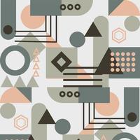 Geometry shapes and background vector