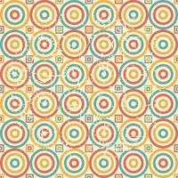 retro seamless pattern background vector