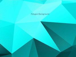 Modern colorful geometric polygon background vector