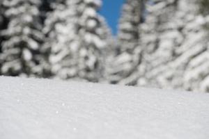 fondo de nieve de invierno foto