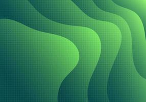 Abstract gradient green colors vivid design decorative style. Clear design with circle pattern halftone seamless artwork background. Vector