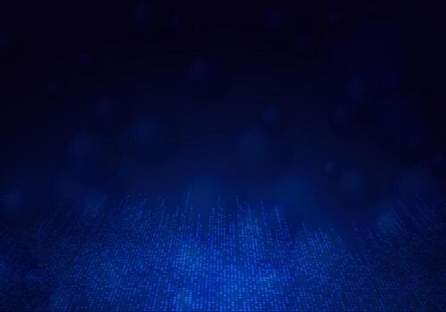 diseño de plantilla futurista de patrón tecnológico cuadrado azul abstracto. vector