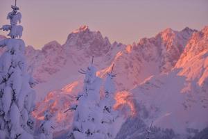 mountain winter landscape photo