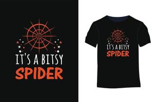 diseño de camiseta de tipografía vectorial de citas de halloween vector