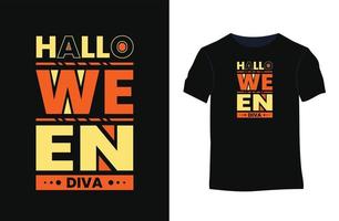 diseño de camiseta de tipografía vectorial de citas de halloween vector