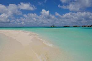 Tropical beach view photo