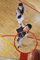 vista del jugador de baloncesto foto